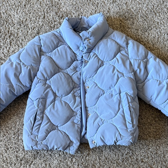 Zara Light Blue Puffer Jacket for Kids - Picture 3 of 7